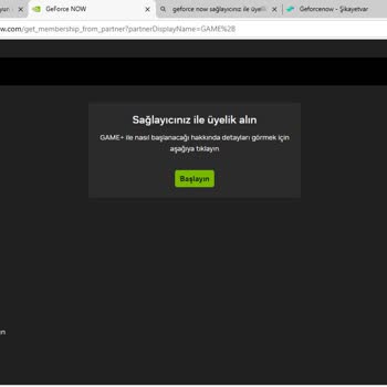 Geforce Now Üyelik Sorunu: Paketlerim Görünmüyor