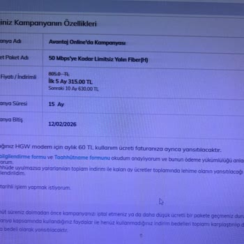 Ücretsiz Denilen Modem İçin Ek Ücret Talebi