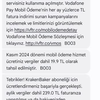 Onaylanmamış Üyelik Ve Yüksek Fatura Ücretleri