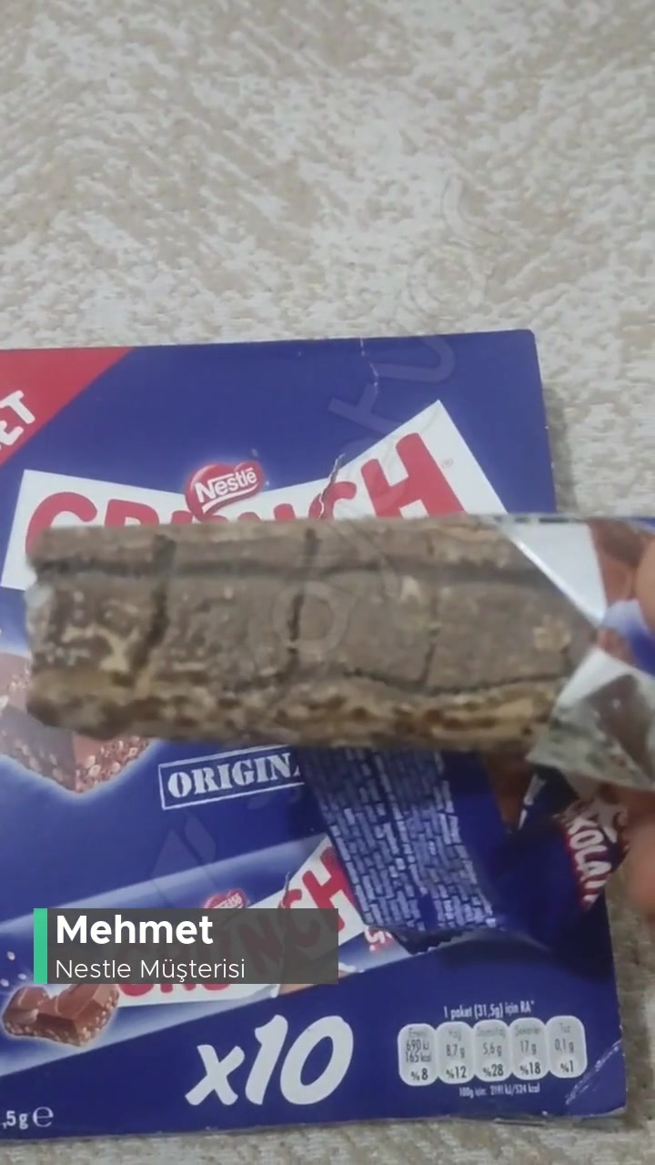 Nestle Çikolata Bozuk Çıktı! videonun kapak resmi