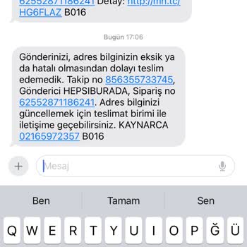 MNG Kargo Kaynarca Şubesi Teslimat Sorunu