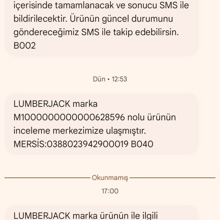Lumberjack Ayakkabı Çatlaması Ve İade Sorunu