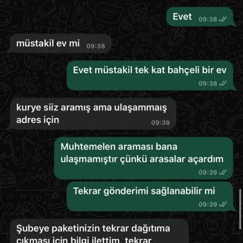 Teslim Edilmeyen Kargo Ve Yanıltıcı Bilgilendirme