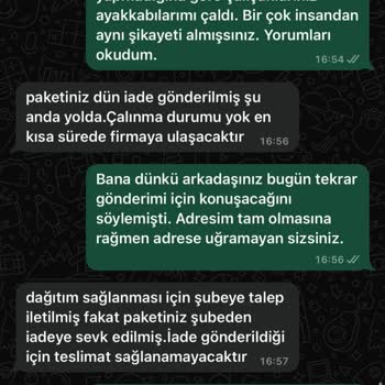 Teslim Edilmeyen Kargo Ve Yanıltıcı Bilgilendirme