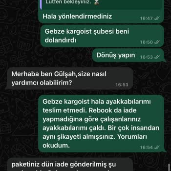 Teslim Edilmeyen Kargo Ve Yanıltıcı Bilgilendirme