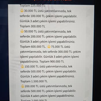 Çekim Limitleri Ve Zorluklar