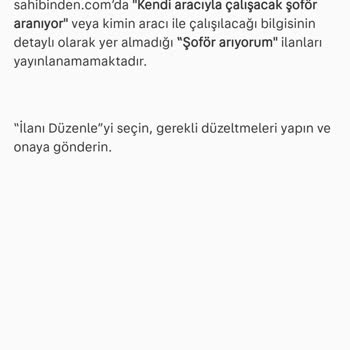 Sahibinden.com İlan Yayınlama Sorunu