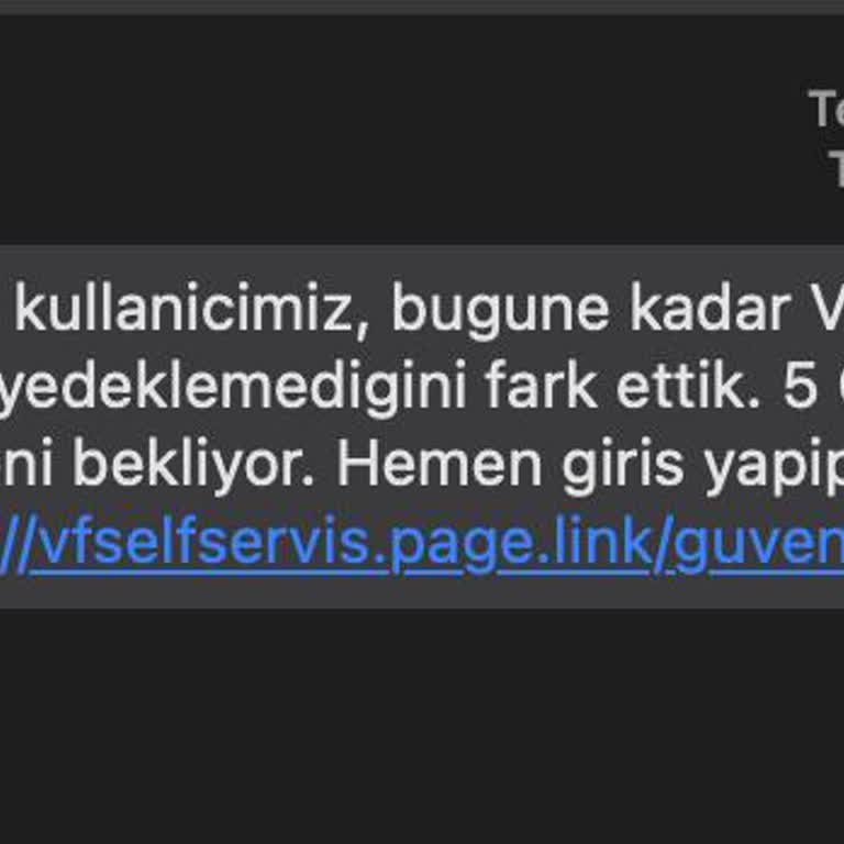 Vodafone Güvenli Depo Şikayeti