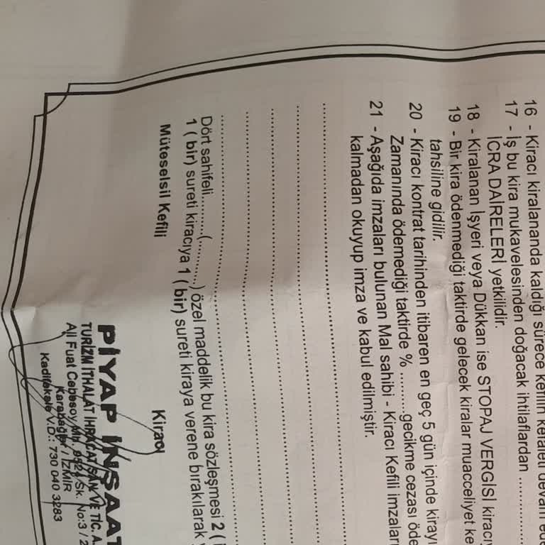 Kiralık Evde Ödenmeyen Kiralar Ve Faturalar