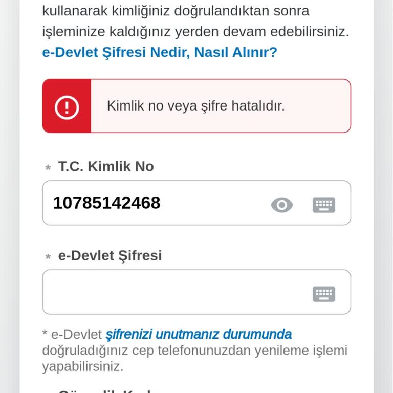 E-Devlet Şifresiyle E-Okula Giriş Sorunu
