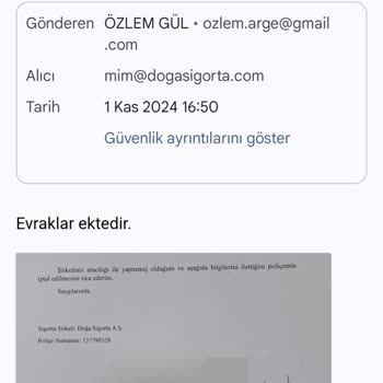 Kasko İptali Ve İade Sürecinde 2 Aydır Oyalama