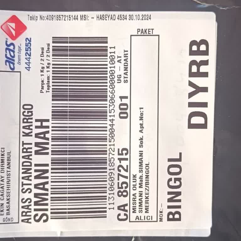 Aras Kargo'nun Yanlış İade Süreci Mağduriyeti