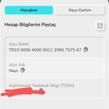 Nays T. C. Kimlik Numarası Paylaşımı Güvenlik Riski
