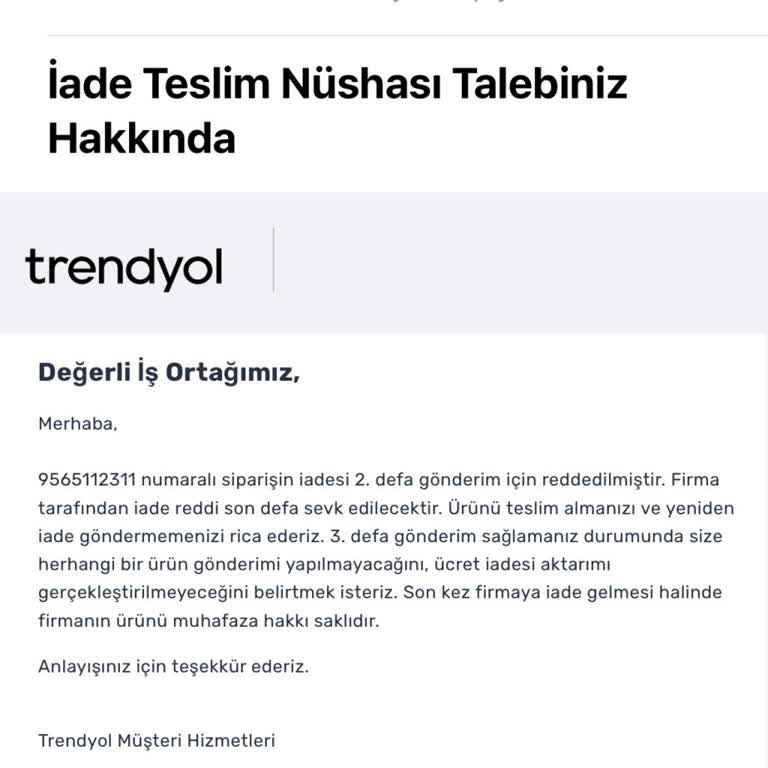 Yanlış Ürün İade Sürecinde Çözüm Bulunamıyor