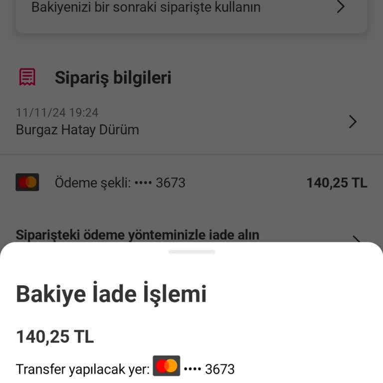 Yemek Sepeti İade Sorunu Ve Müşteri Hizmetleri İlgisizliği