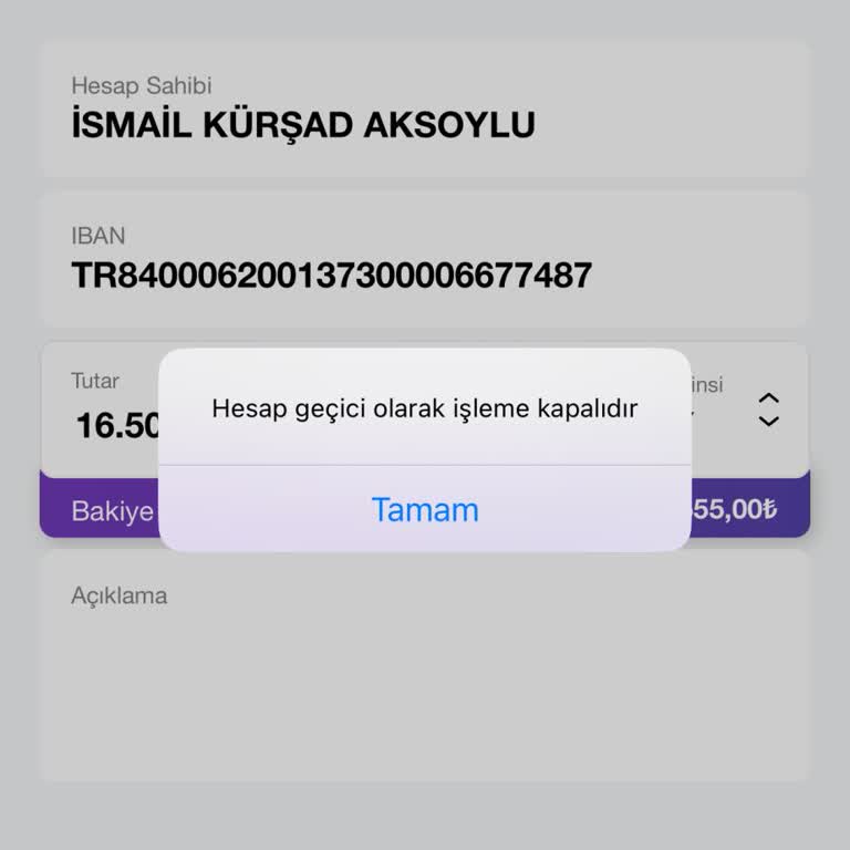 Hesap Kısıtlaması Ve Yetersiz Müşteri Hizmeti