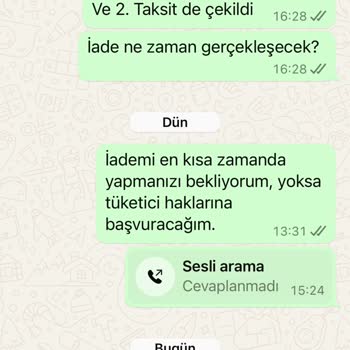 İade Sürecinde İletişimsizlik Ve Gecikme Mağduriyeti
