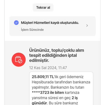 Hepsiburada'dan Beklenmedik Sipariş İptali Ve Güven Kaybı