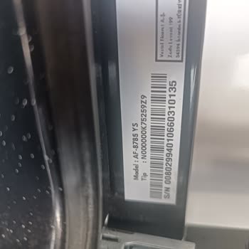 Vestel Ankastre Fırın Boyası Sorunu