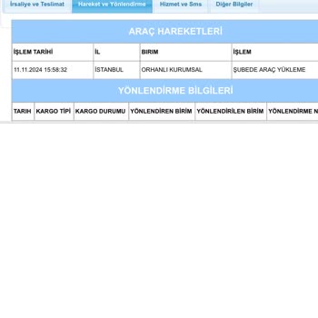 Aras Kargo'nun Geciken Kargo Teslimatı