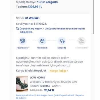 Hepsijet Kargo Teslimat Sorunu