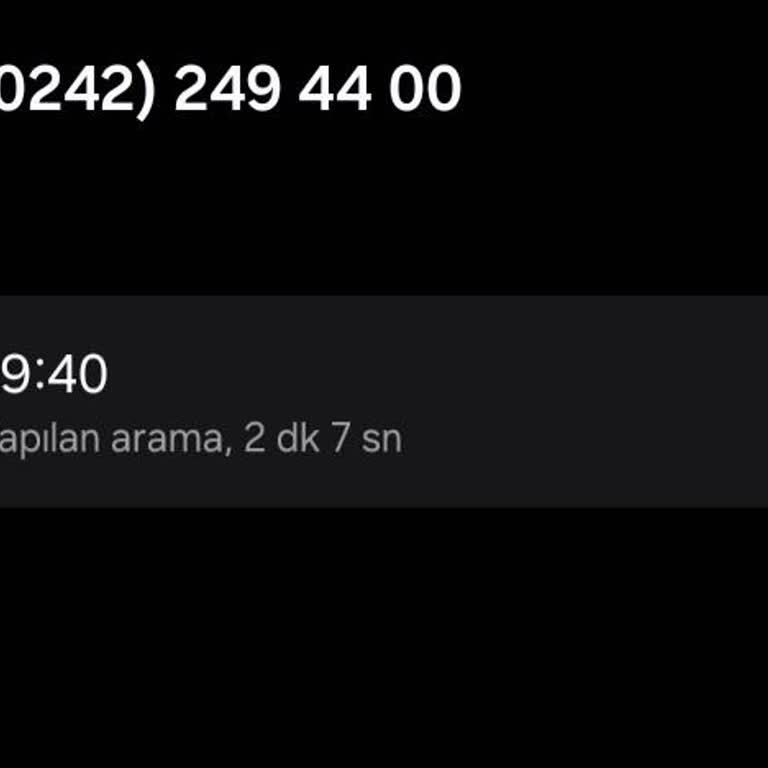 Antalya Hastanesi'nde Kaba Telefon Hizmeti