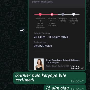 Penti'den Beklenmeyen Ciddiyetsizlik Ve Kargoya Verilmeyen Ürünler