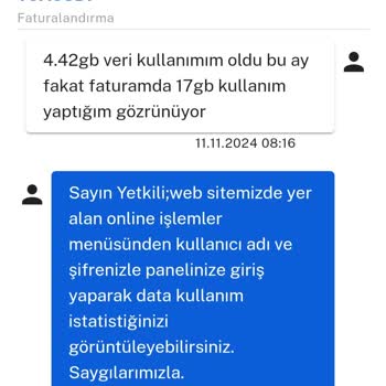 Yanlış Mobil Veri Kullanım Tespiti