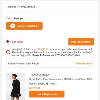 Yanlış Ürün Gönderimi Ve İade Sorunu