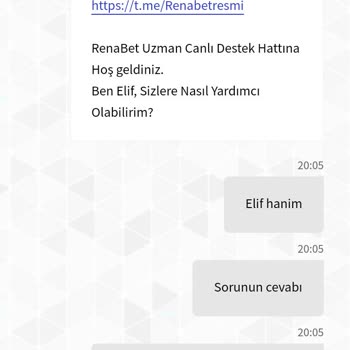 Renabet'ten Alınamayan Deneme Bonusu Ödemesi