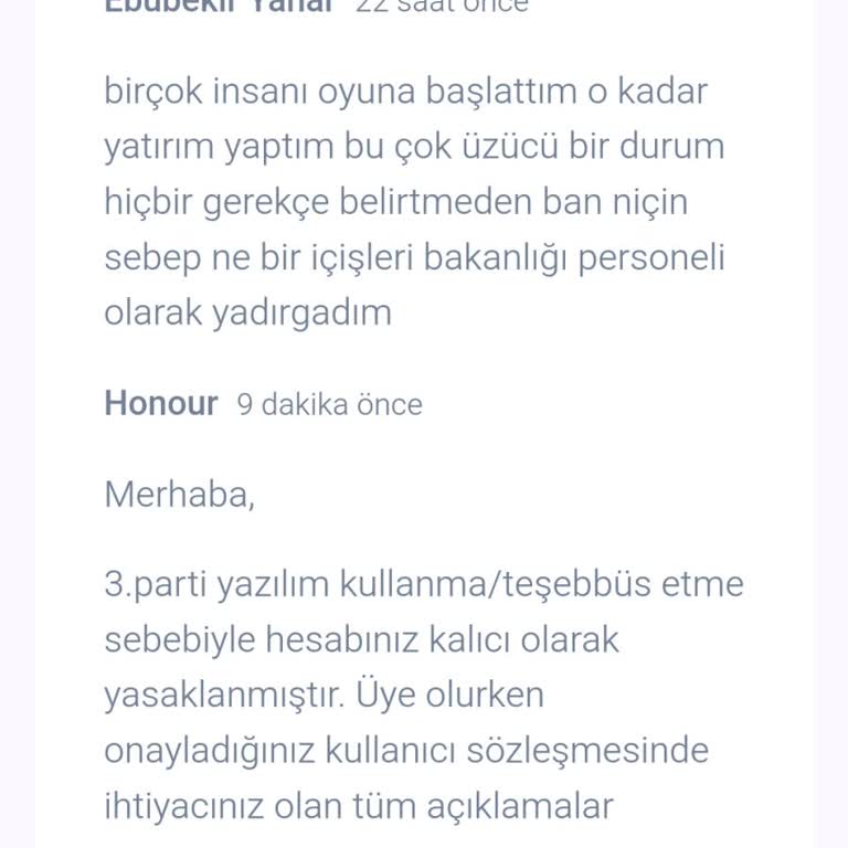 Haksız Hesap Engelleme Ve Emeklerin Ziyan Olması