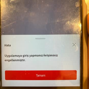 Vodafone Pay Uygulamasında Erişim Engeli Sorunu
