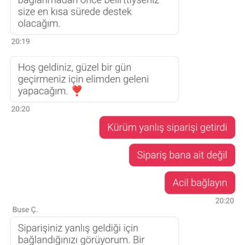 Yanlış Sipariş Ve Kötü Hizmet Deneyimi