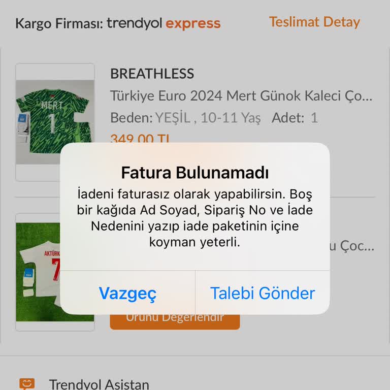 Trendyol Ve Bysportakus'tan Faturasız Ürün Sorunu!