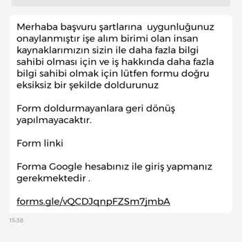Yanıltıcı İş Başvurusu Ve Para Transferi Talebi
