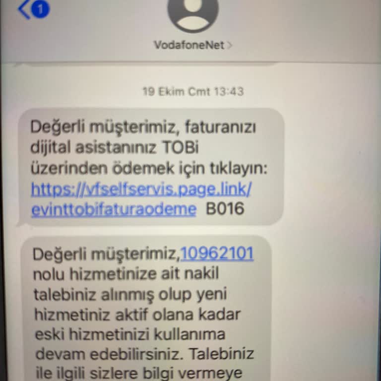 Vodafone Nakil İşlemindeki Gecikme Ve İletişim Sorunları