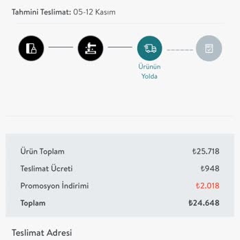 Teslimat Ertelemesiyle Mağduriyet Yaşadım