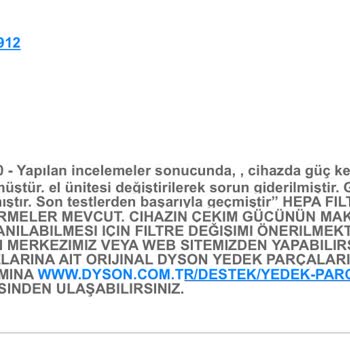 Dyson Servis Hizmetleri Ve Ürün Kalitesi Hayal Kırıklığı