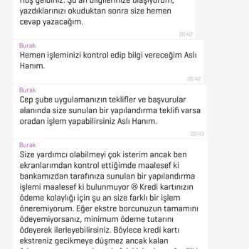Yapılandırma Talebime Bankadan Olumsuz Yanıt