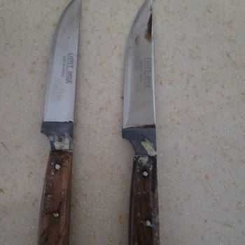 Paslanmaz Denilen Bıçaklar Paslandı Ve Sapları Bozuldu!