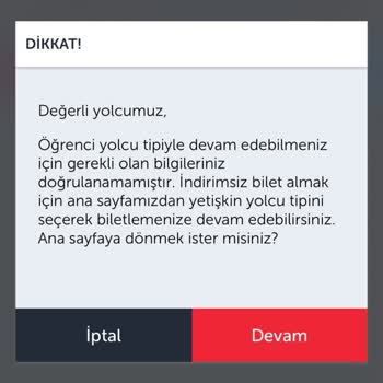 Öğrenci İndirimi Doğrulama Sorunu Ve Geri Bildirim Eksikliği