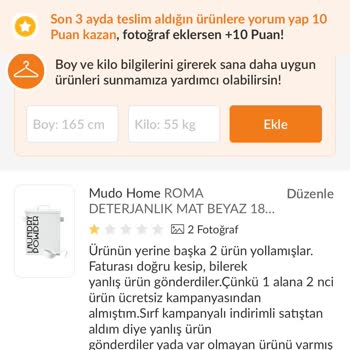 Yanlış Ürün Gönderimi Ve Yorum Sansürü