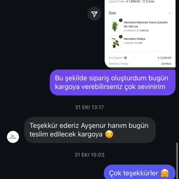 Sipariş Teslimatında Büyük Hayal Kırıklığı
