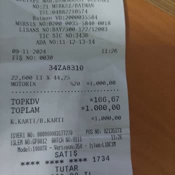 Total Yakıt Alımında Kare Kod Sorunu