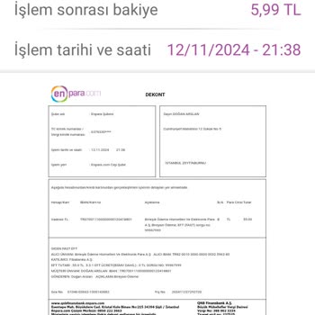 Yanlış Hesaba Gelen Para Ve Sorumluluk Reddi