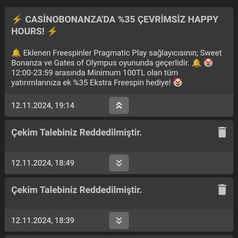 Casinobonanza'da Bonus Hüsranı!