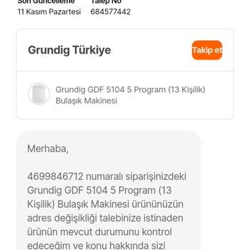 Adres Güncelleme Ve İptal Sorunu