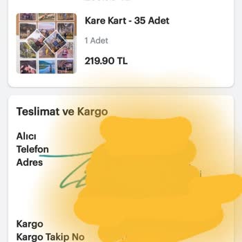 Sipariş Hatası Ve Yanlış Ürün Teslimatı