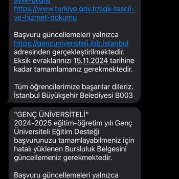 İBB Burs Başvurusunda Belge Yükleme Sorunu