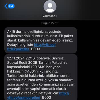 SMS Paketinde Haksız Kesinti Ve Ek Ücret Sorunu